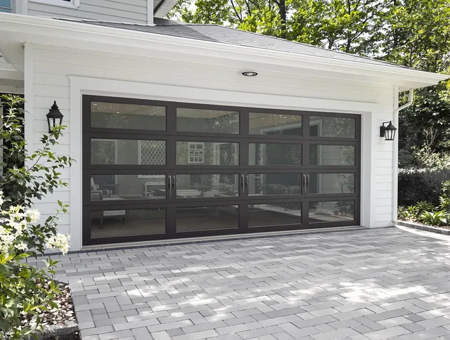 Ipswich Garage Door Repair design specialist presenting custom garage door options to Ipswich homeowner