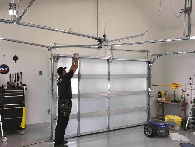 Ipswich Garage Door Repair certified team performing precision garage door installation in Ipswich