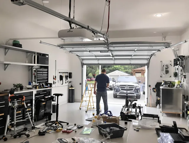 Garage door opener installation by Ipswich Garage Door Repair in Ipswich