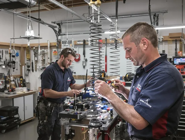 Garage door spring repair service by Ipswich Garage Door Repair in Ipswich